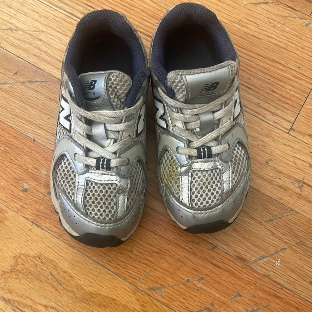 Size 9 used new balance sneakers for toddler